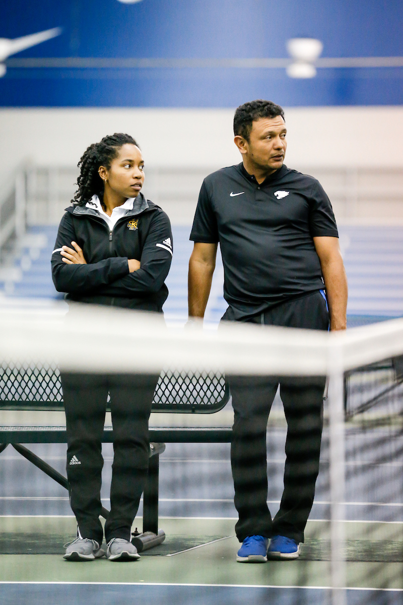 Carlos Drada.

Kentucky women's tennis hosts Kennesaw State.

Photo by Isaac Janssen | UK Athletics
