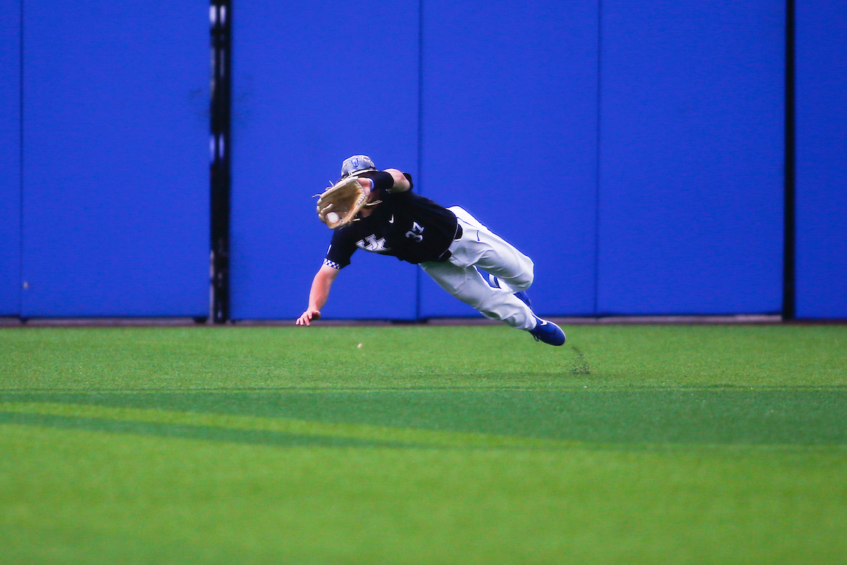 Cam Hill. 

Kentucky falls to Arkansas 5-2