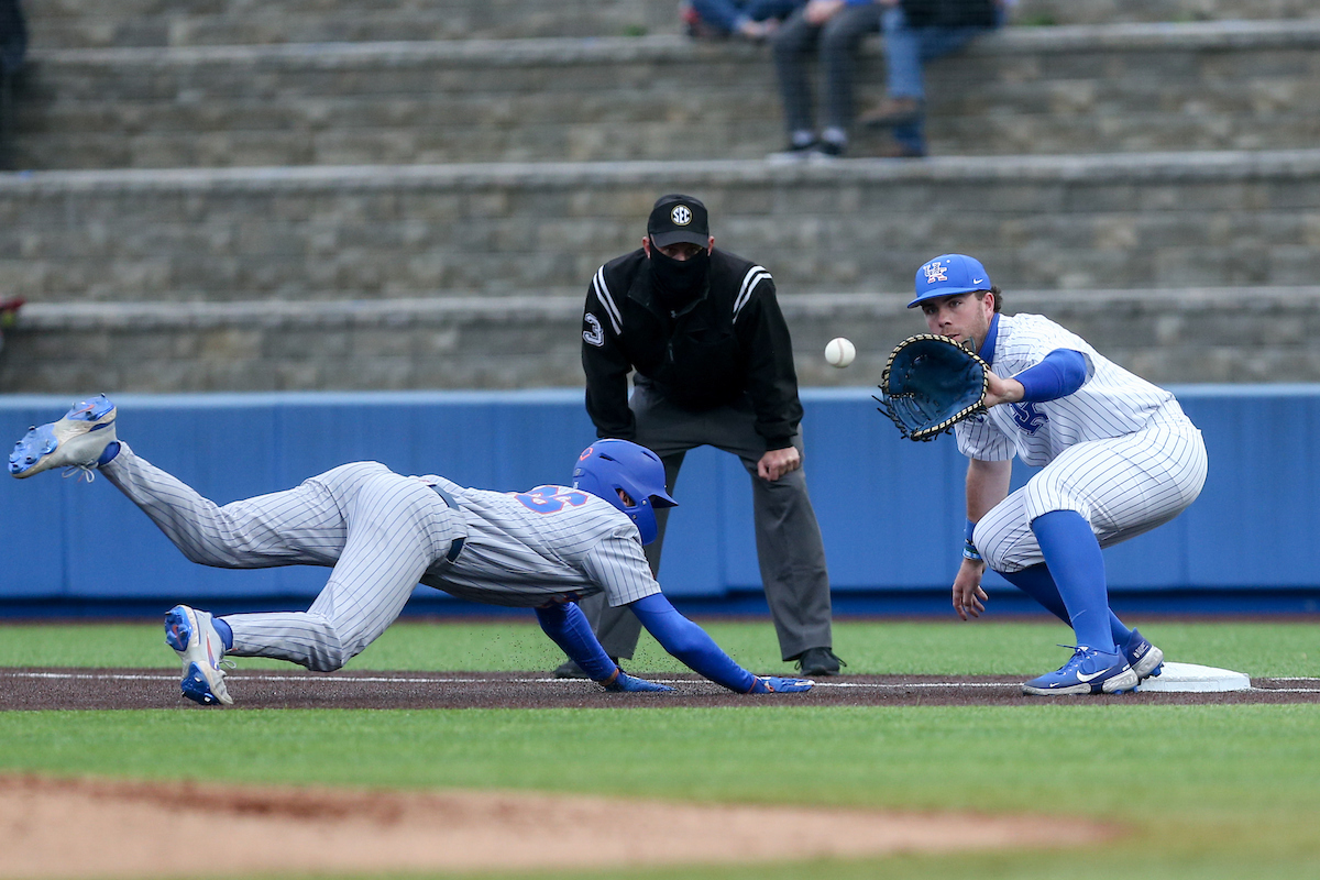 TJ Collett.

Kentucky beats Florida 7 - 5.

Photo by Sarah Caputi | UK Athletics