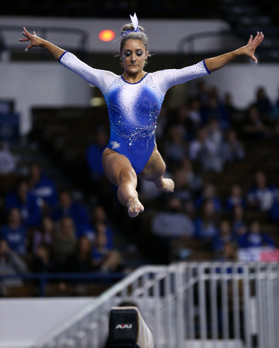 Isabella Magnelli. 

Kentucky defeats Michigan State on Senior night.

Photo by Tommy Quarles | UK Athletics