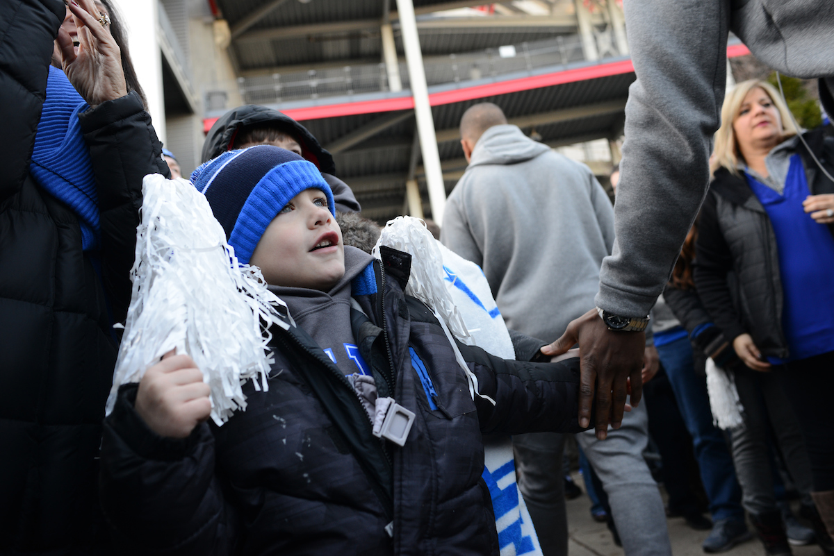 The University of Kentucky football team falls to Northwestern 23-24 in the Music City Bowl on Friday, December 29, 2017, at Nissan Field in Nashville, Tn.