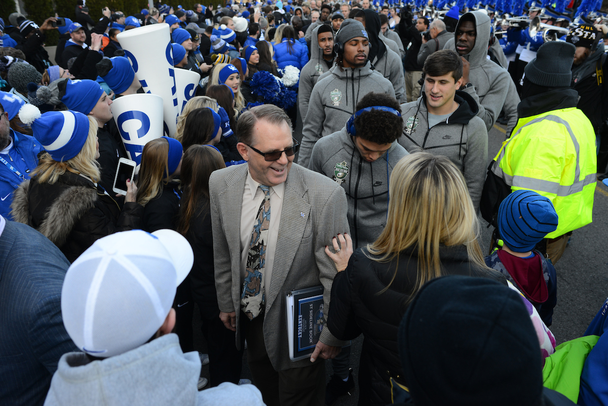 The University of Kentucky football team falls to Northwestern 23-24 in the Music City Bowl on Friday, December 29, 2017, at Nissan Field in Nashville, Tn.