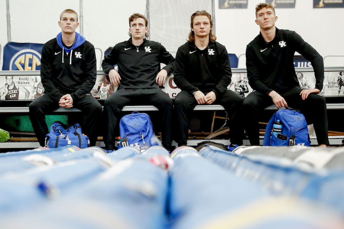 Matt Peare. Joseph Jardine. Dalton Shepler. Keaton Daniel.

Day 1. SEC Indoor Championships.

Photos by Chet White | UK Athletics