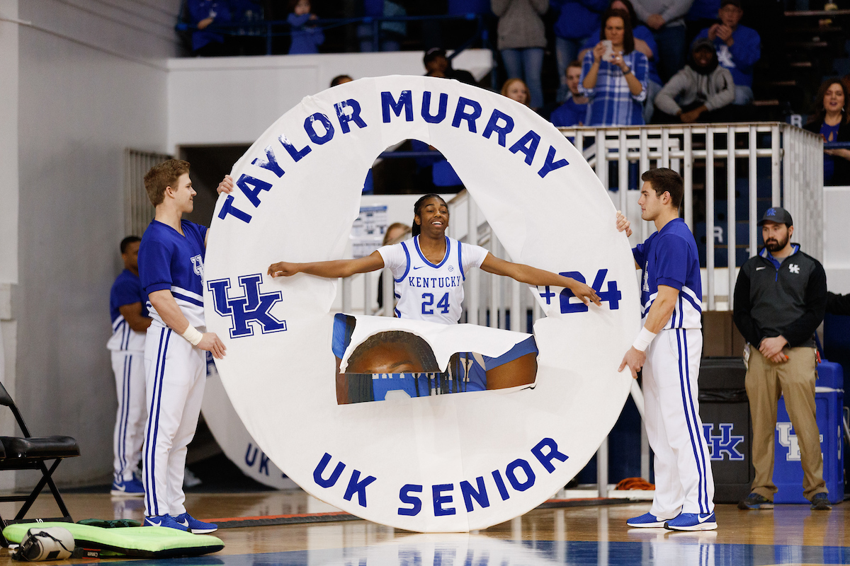 Taylor Murray.


The UK women?s basketball team beat LSU on senior day on Sunday, February 24, 2019.

Photo by Elliott Hess | UK Athletics