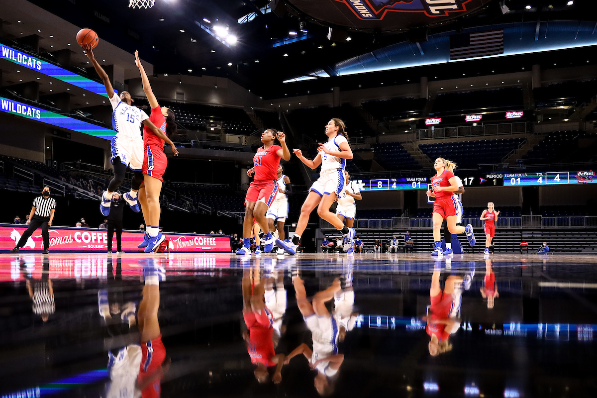 Chasity Patterson.  

Kentucky loses to DePaul 86-82.

Photo by Eddie Justice | UK Athletics