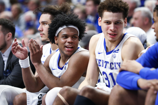 Sahvir Wheeler. Kellan Grady.

Kentucky beat Ole Miss 83-72.

Photo by Tommy Quarles | UK Athletics