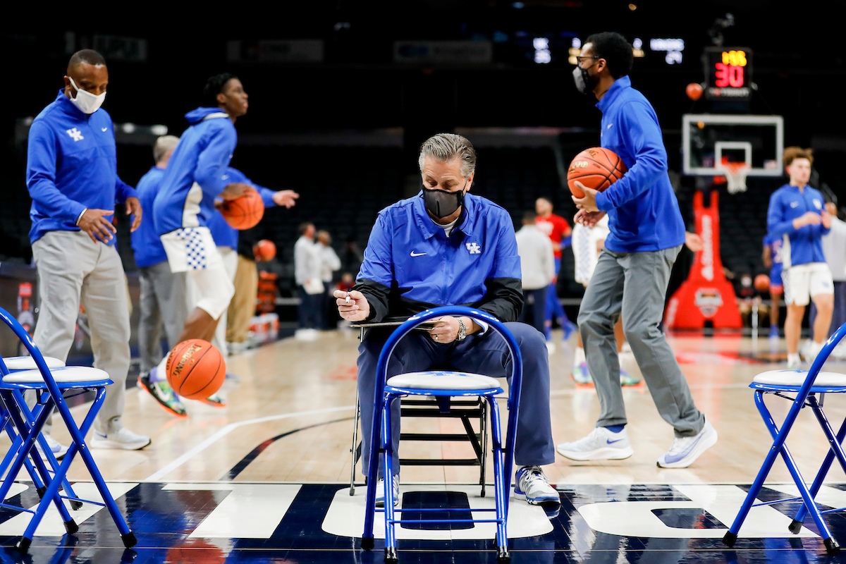 John Calipari.

Kentucky falls to Kansas, 65-62, in the State Farm Champions Classic.

Photo by Chet White | UK Athletics