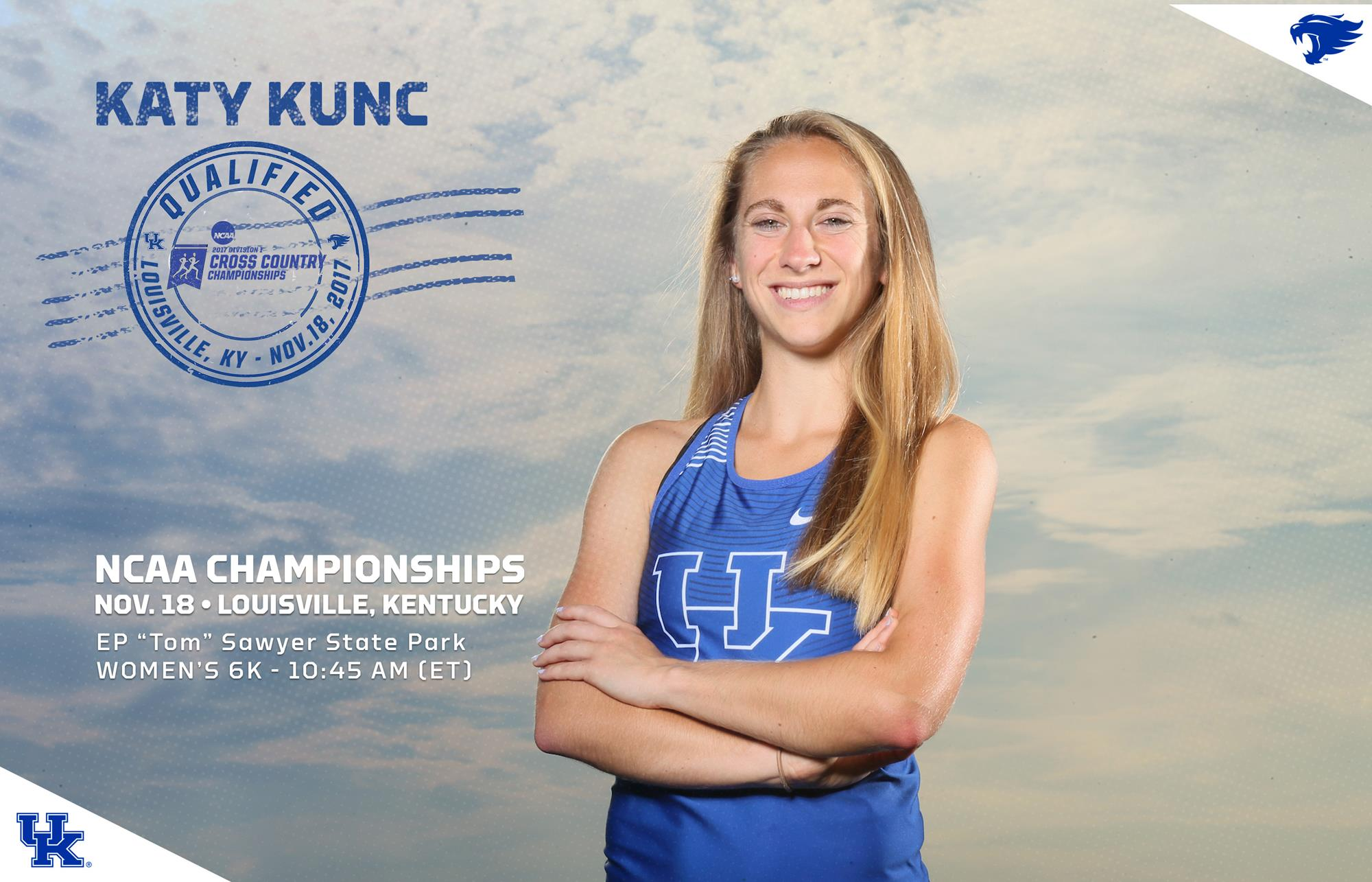 UK Cross Country’s Katy Kunc Qualifies for NCAA Championships