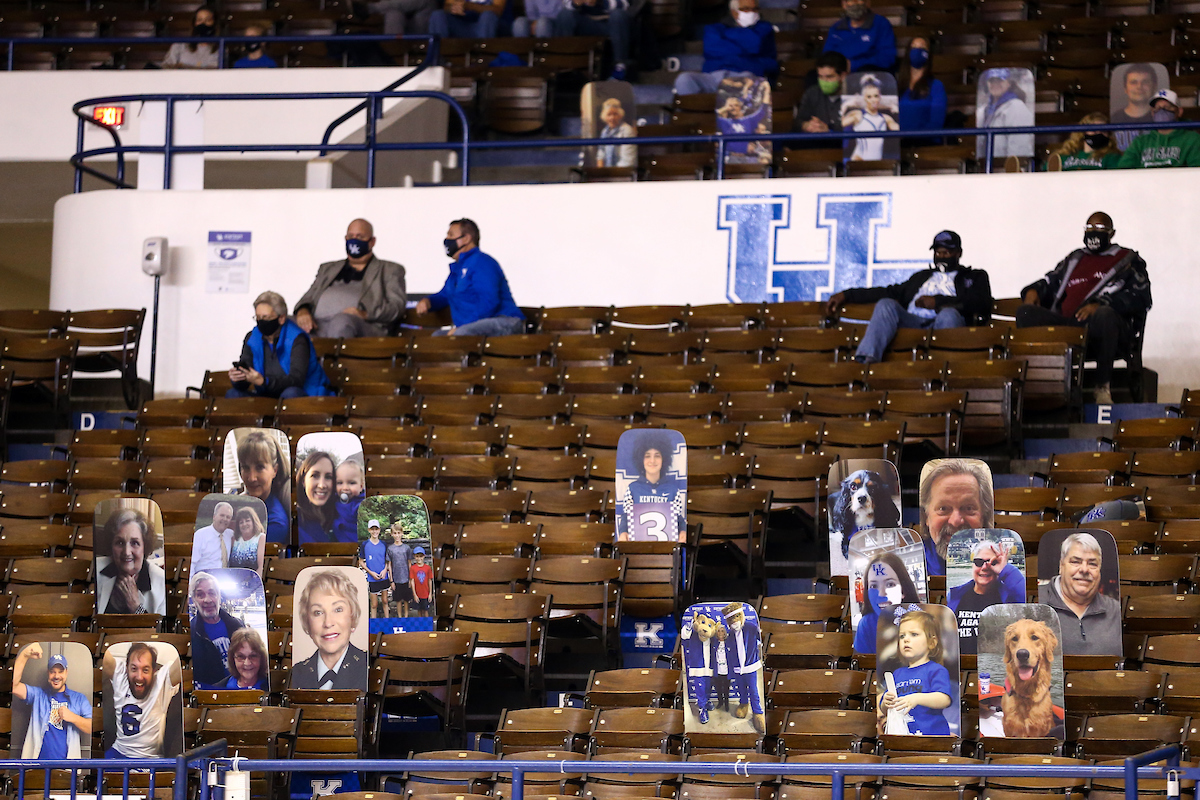 Cutouts.  

Kentucky beats Marshall 79-45.

Photo by Eddie Justice | UK Athletics