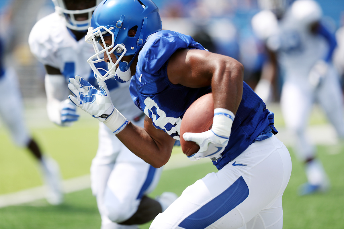 Football training camp Saturday, August 11,  2018. 

Photo by Britney Howard | UK Athletics