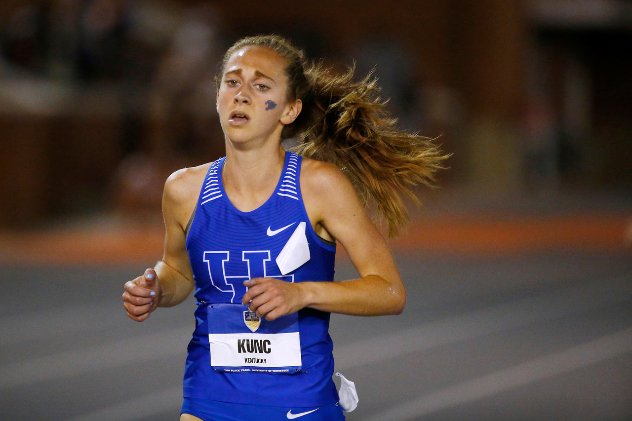 Katy Kunc.

Day three of the 2018 SEC Outdoor Track and Field Championships on Sunday, May 13, 2018, at Tom Black Track in Knoxville, TN.

Photo by Chet White | UK Athletics