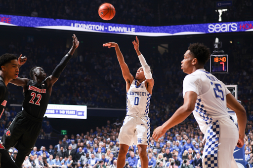 Quade Green.

The University of Kentucky men's basketball team beat Louisville 90-61 on Friday, December 29, 2017 at Rupp Arena.

Photo by Elliott Hess | UK Athletics