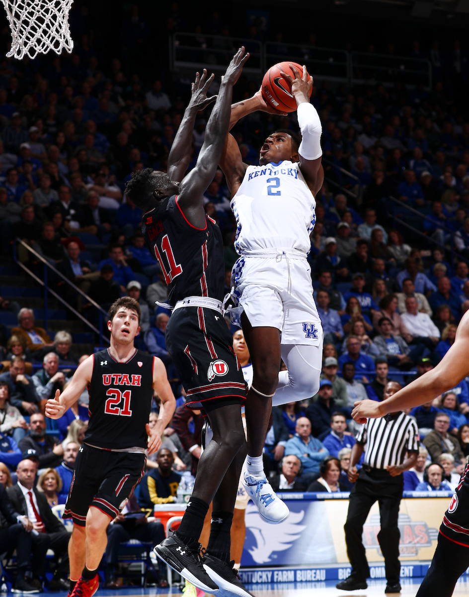 ASHTON HAGANS.

Kentucky beat Utah 88-61 on Saturday, December 15, 2018, in Lexington's Rupp Arena.


Photo by Elliott Hess | UK Athletics