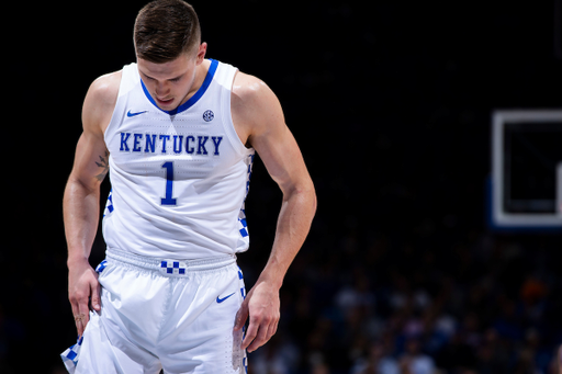 Nate Sestina.

UK falls to Evansville 67-64.

Photo by Chet White | UK Athletics