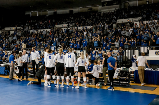 Memorial Coliseum.

Kentucky sweeps Florida, 3-0.

Photos by Chet White | UK Athletics