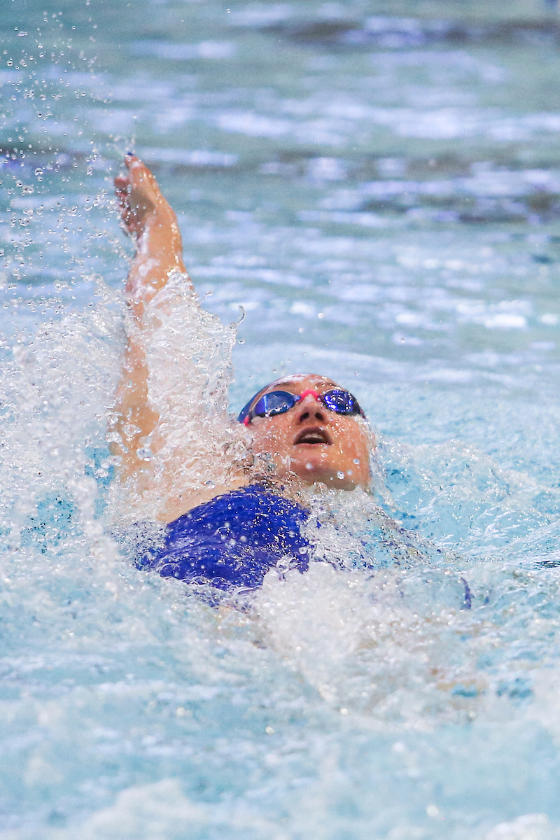 2020-21 Swim/Dive Blue/White match.

Photo by Hannah Phillips | UK Athletics