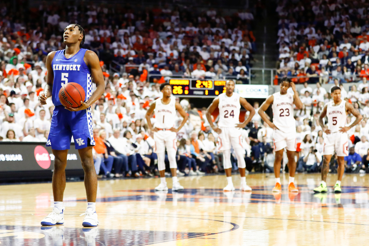 Immanuel Quickley.

Kentucky falls to Auburn 75-66.

Photo by Chet White | UK Athletics