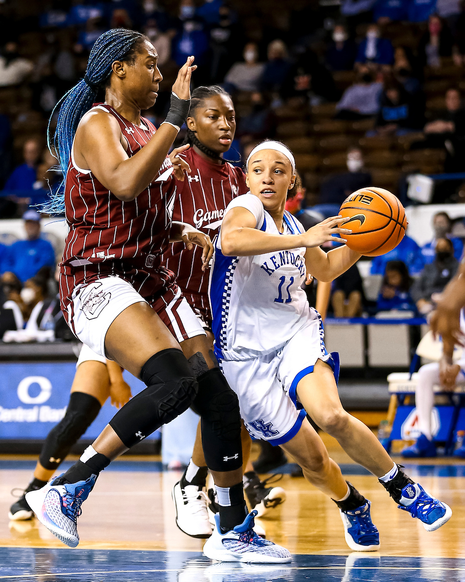 Jada Walker.

Kentucky loses to South Carolina 59-50..

Photo by Eddie Justice | UK Athletics