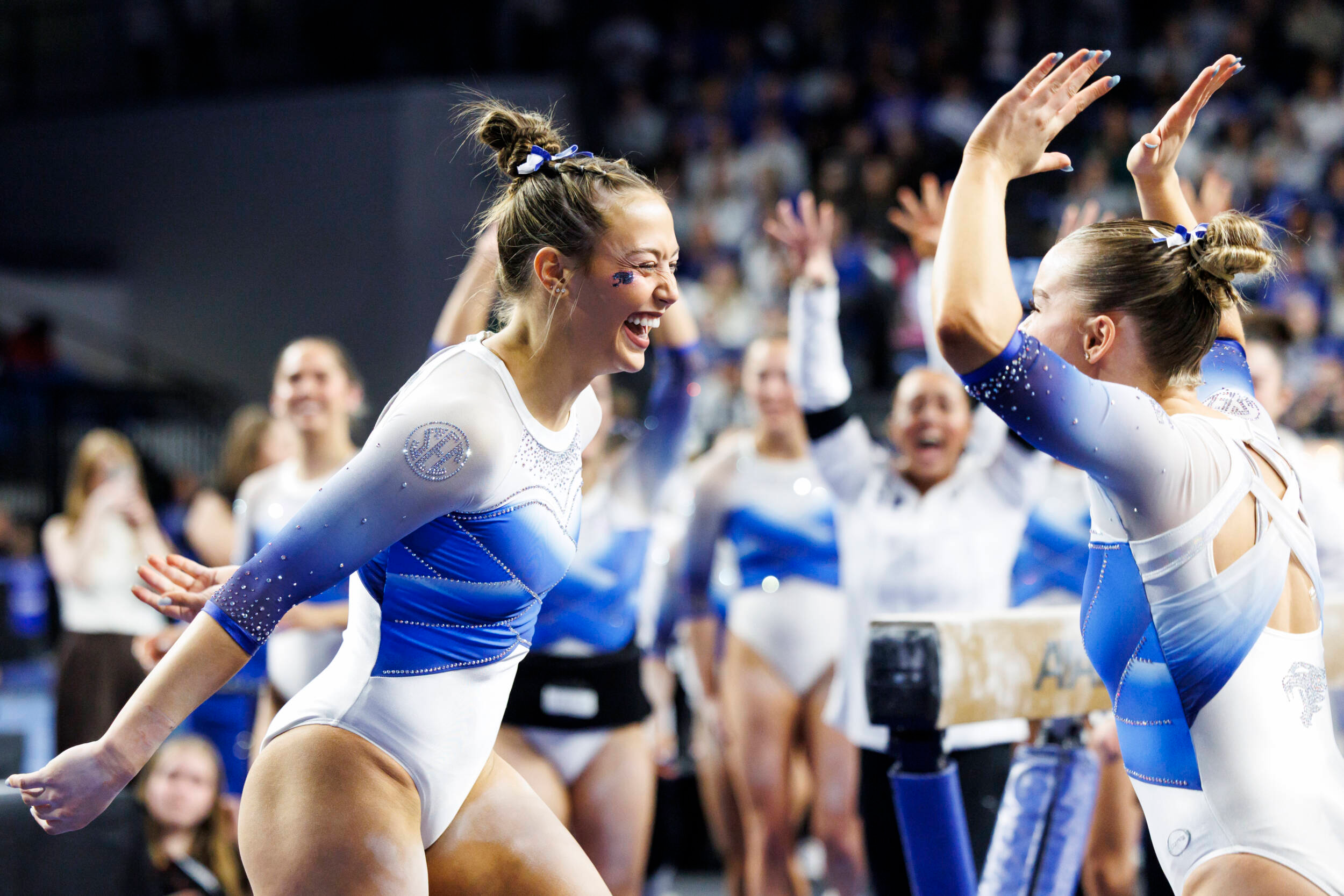 Rodriguez Dominates as Kentucky Upsets No. 12 Auburn, 197.325-196.275