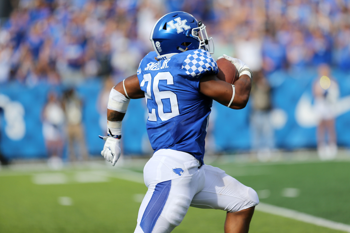 Benny Snell

Kentucky Football beats Central Michigan 35-20.

Photo by Britney Howard | UK Athletics