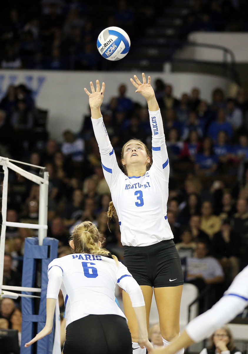 Madison Lilley

UK volleyball beats Purdue in the second round of the NCAA Tournament.  

Photo by Britney Howard  | UK Athletics
