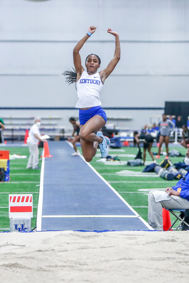 Anthaya Charlton.

Kentucky Rod McCravy Track & Field Invitational.

Photo by Sarah Caputi | UK Athletics