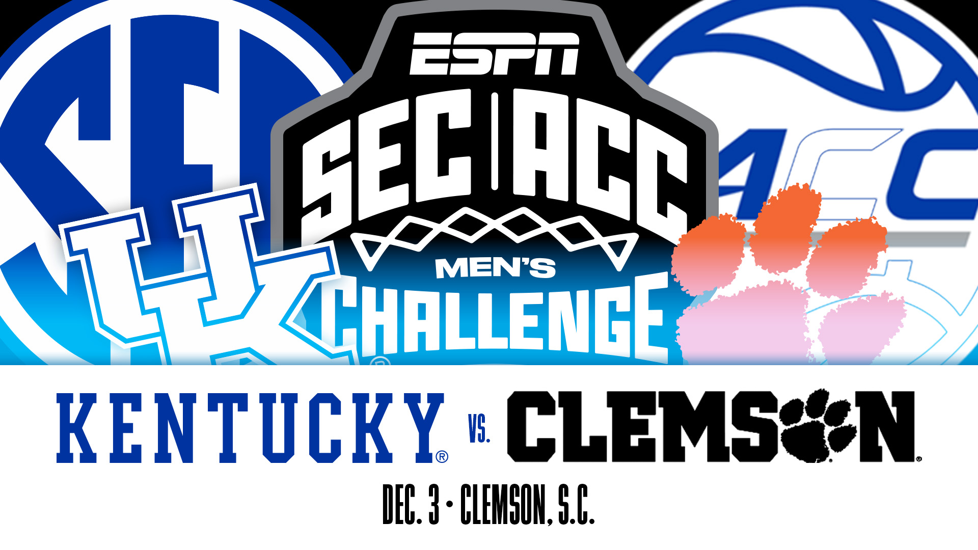 Kentucky Will Travel to Clemson for SEC/ACC Challenge