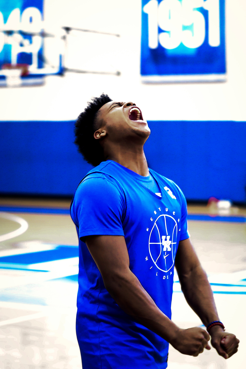 Sahvir Wheeler.

First practice of the season.

Photos by Chet White | UK Athletics