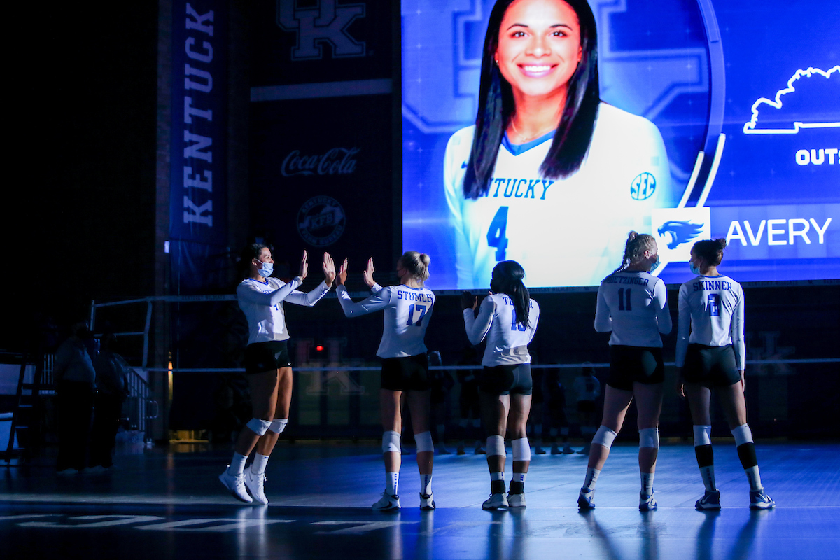 Avery Skinner.

Kentucky sweeps LSU 3-0.

Photo by Hannah Phillips | UK Athletics