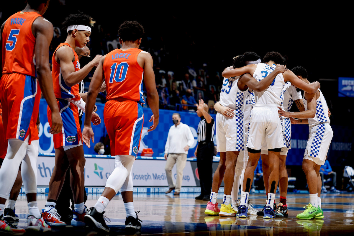 Team.

UK loses to Florida 71-67.

Photo by Chet White | UK Athletics