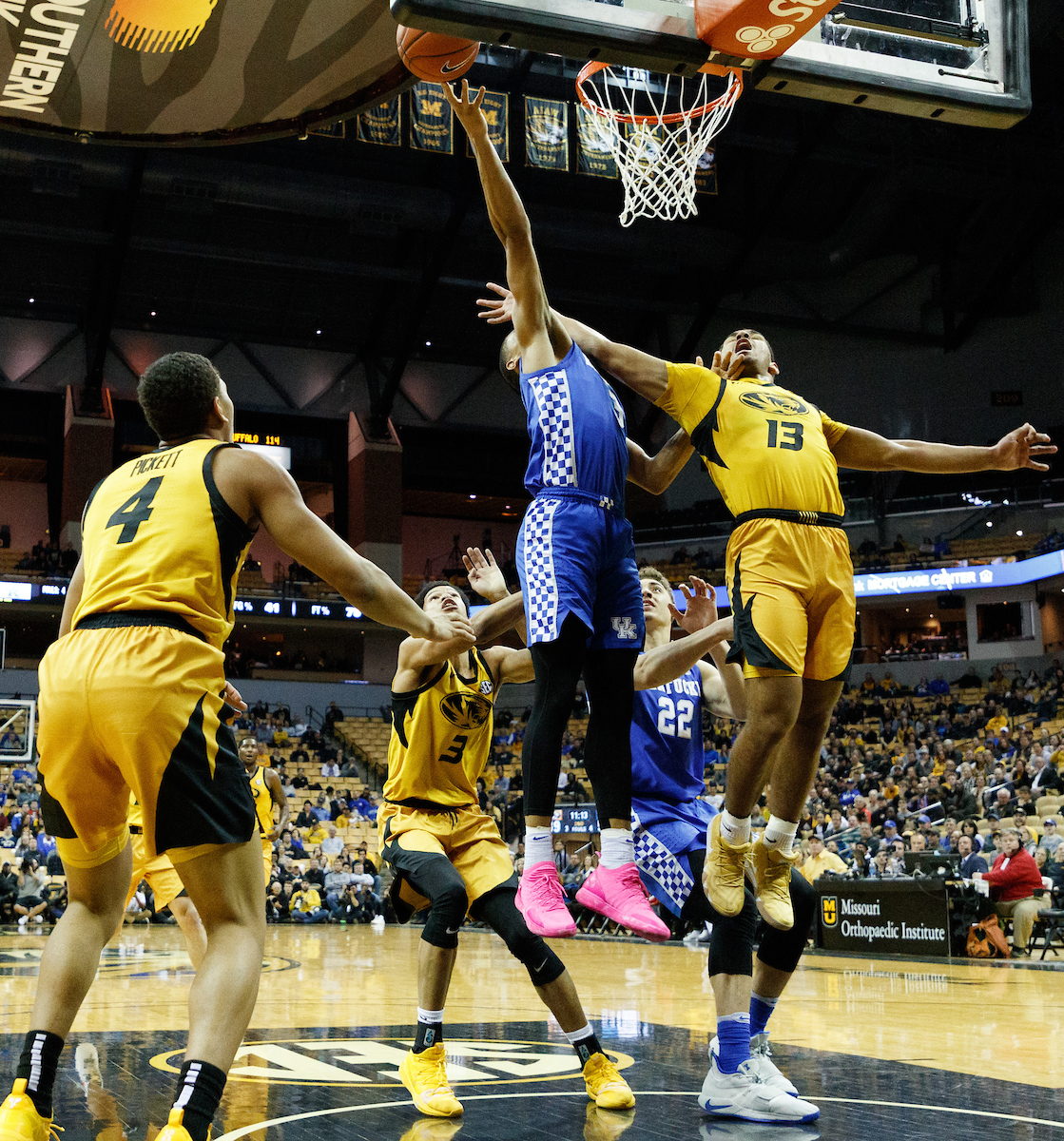 Keldon Johnson.


Kentucky beats Missouri, 66-58.

Photo by Elliott Hess | UK Athletics