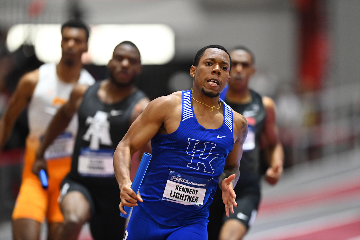FAYETTEVILLE, AR - MARCH 13: Kennedy Lightner of Kentucky during the Division I Men?s and Women?s Indoor Track & Field Championship held at the Randal Tyson Center on March 13, 2021 in Fayetteville, Arkansas. (Photo by Andy Hancock/NCAA Photos via Getty Images)