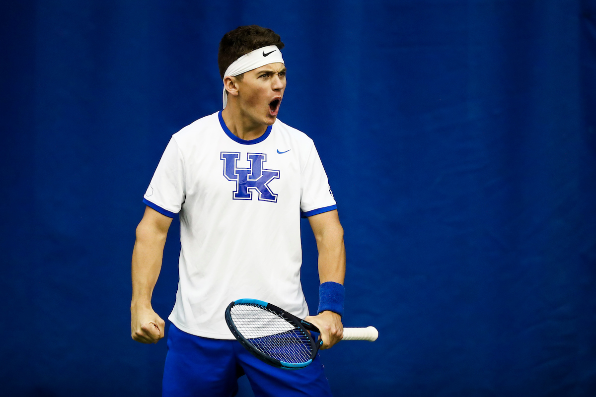 Liam Draxl.

Kentucky beat Memphis 4-1.

Photo by Chet White | UK Athletics