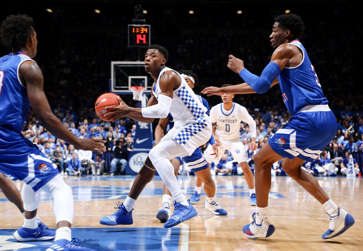 ASHTON HAGANS.

Kentucky beat Tennessee State, 77-62.


Photo by Elliott Hess | UK Athletics