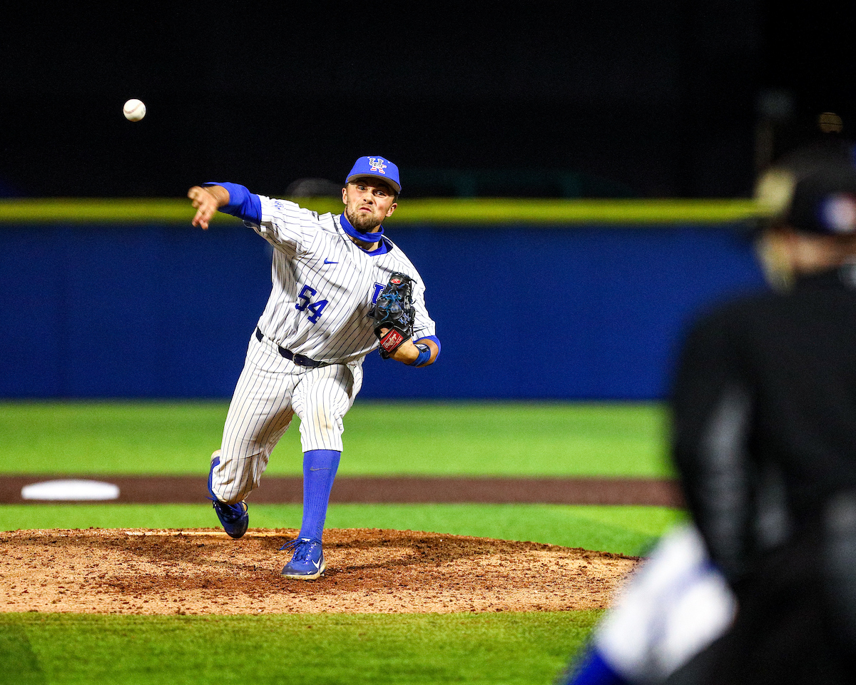 Daniel Harper.

Kentucky beats Florida 7-5. 

Photo by Eddie Justice | UK Athletics