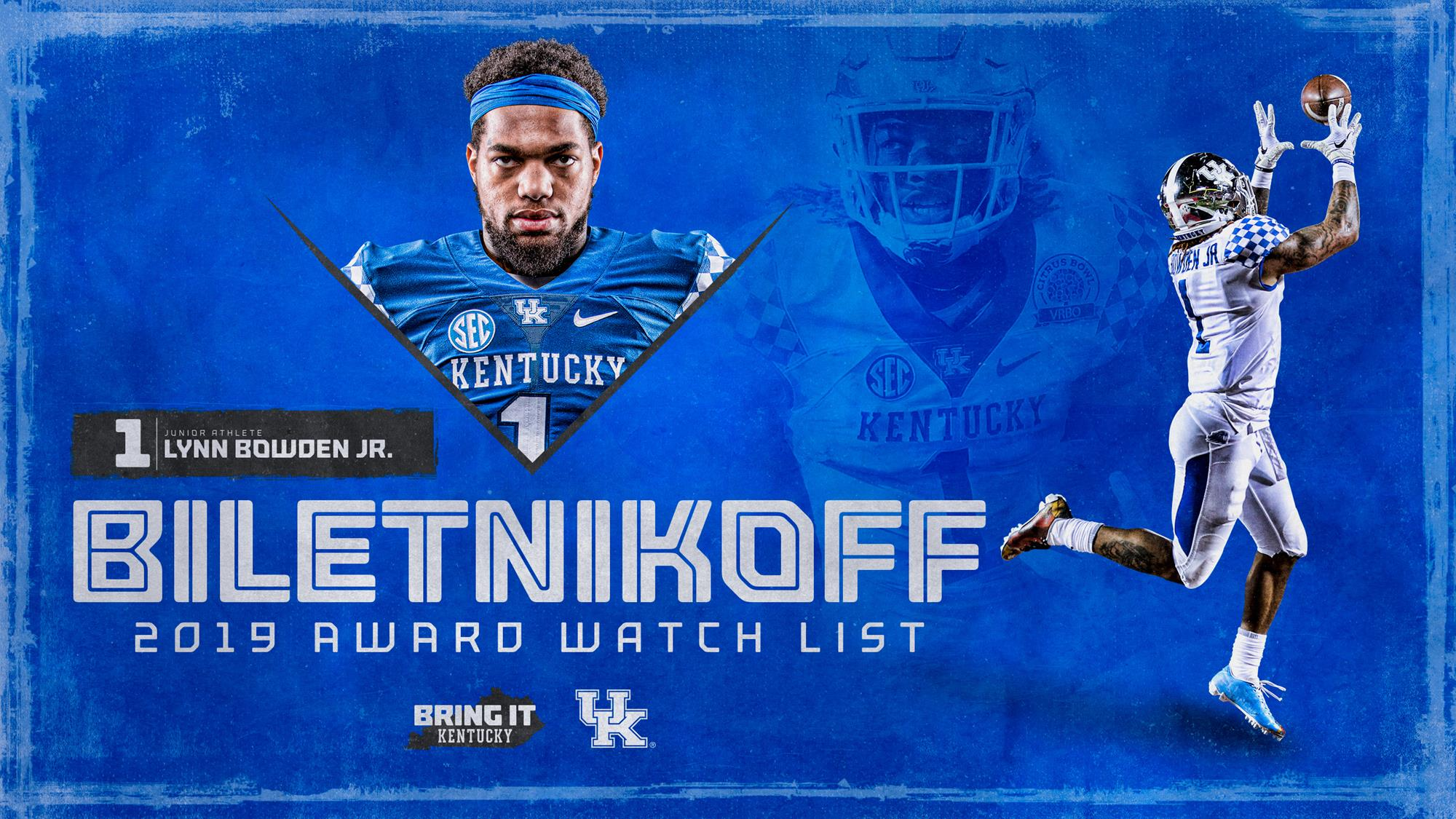 Lynn Bowden Jr. Named to Biletnikoff Award Watch List