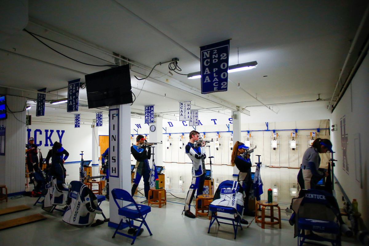 Starters. 

Kentucky Rifle vs Ole Miss. 

Photo by Sarah Caputi | UK Athletics