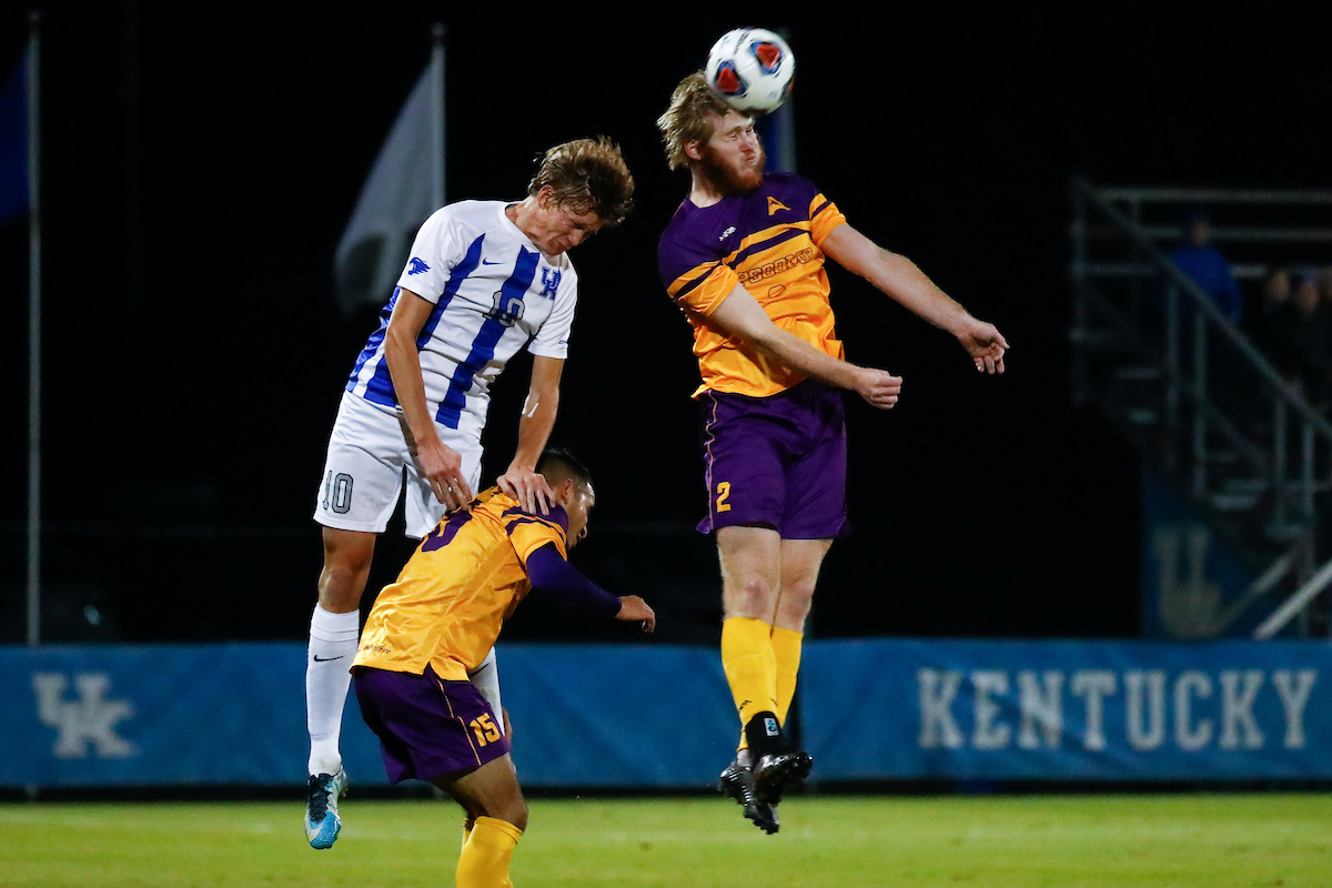 Nicolai Fremstad.

Men's soccer beat Lipscomb 2-1.

Photo by Chet White | UK Athletics