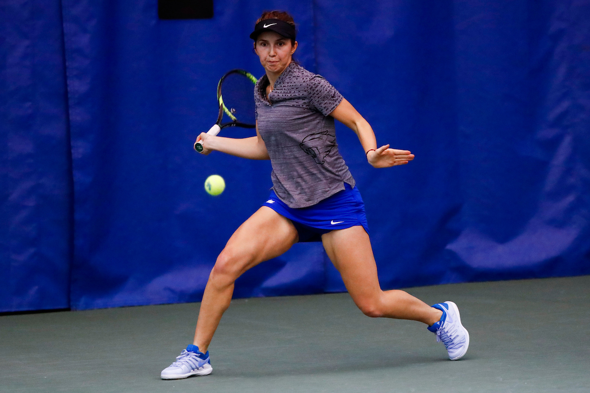 Justina Mikulskyte.

Kentucky beats South Florida 4-0.

Photo by Hannah Phillips | UK Athletics