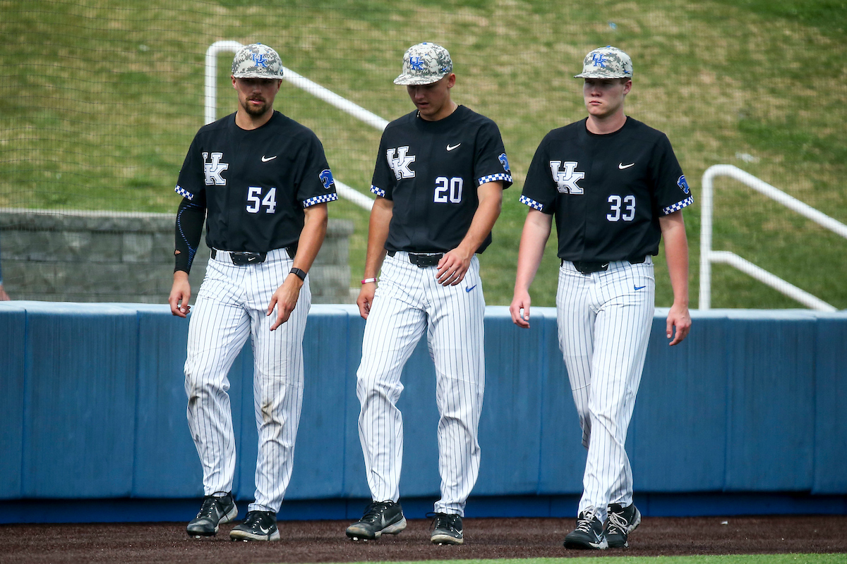 Daniel Harper. Mason Moore. Travis Smith.

Kentucky beats Auburn 6-3.

Photo by Sarah Caputi | UK Athletics