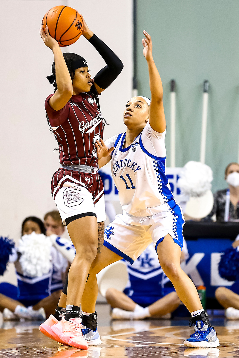 Jada Walker.

Kentucky loses to South Carolina 59-50..

Photo by Eddie Justice | UK Athletics