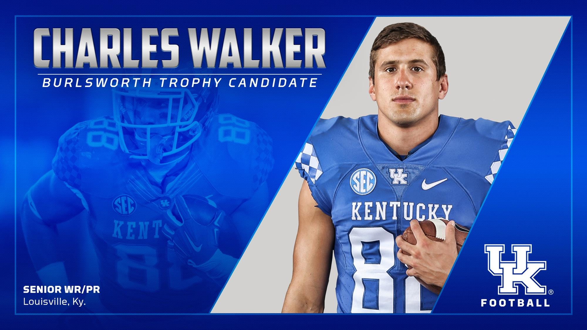 Charles Walker Named Burlsworth Trophy Candidate