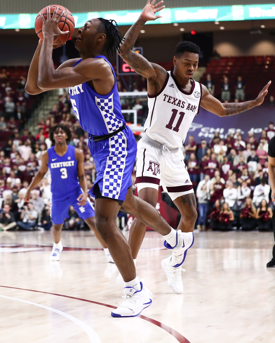 Immanuel Quickley.

Kentucky beat Texas A&M 69-60.

Photo by Elliott Hess | UK Athletics