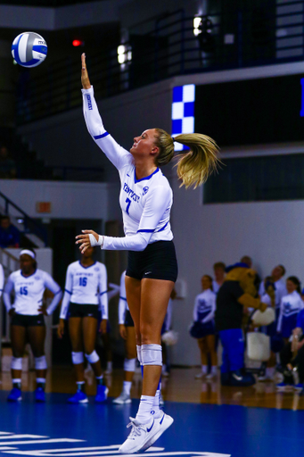 Leah Meyer. 

UK defeats UofL 3-0. 

Photo by Sarah Caputi | UK Athletics