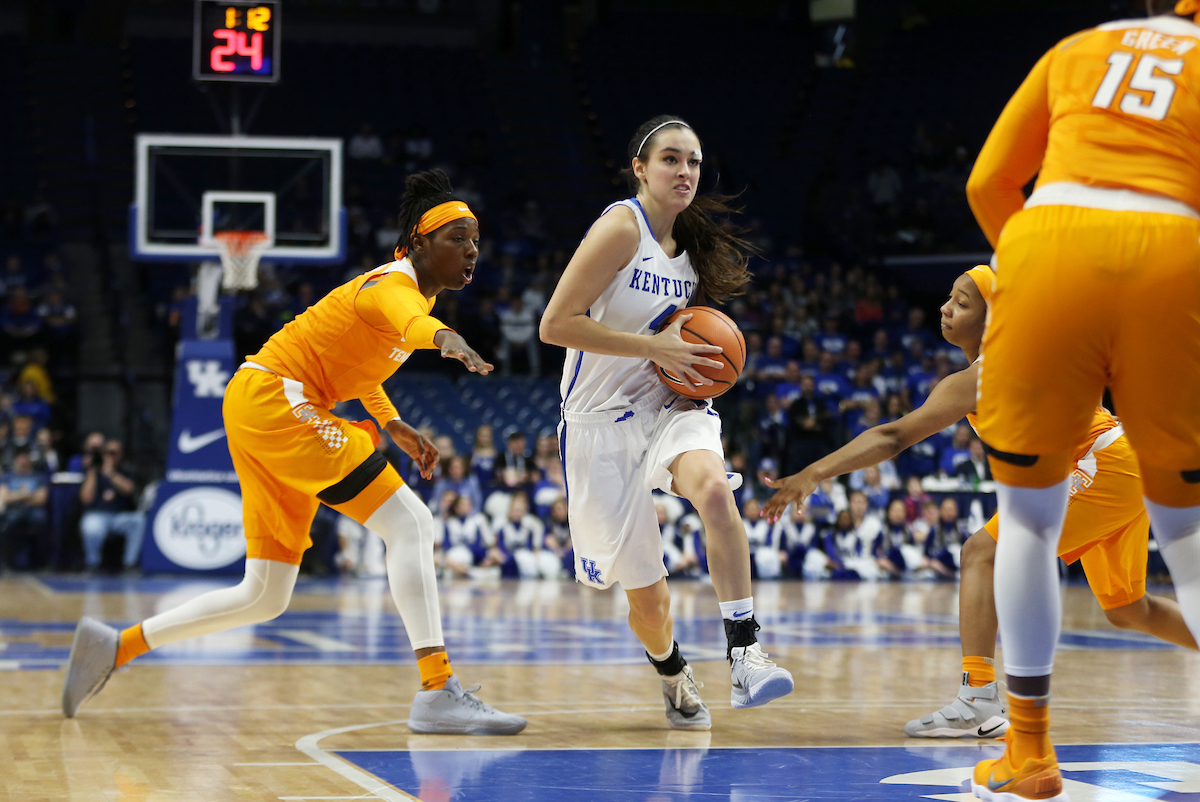 Maci Morris

The University of Kentucky women's basketball team falls to Tennessee on Sunday, December 31, 2017 at Rupp Arena. 

Photo by Britney Howard | UK Athletics