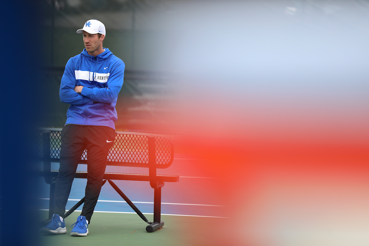 Matthew Gordon.

University of Kentucky men's tennis vs. Georgia.

Photo by Quinn Foster | UK Athletics