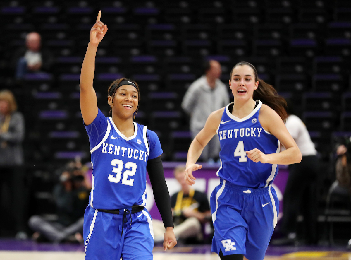 Jaida Roper

Kentucky Women's Basketball beat LSU 64-60. 

Photo by Britney Howard  | UK Athletics
