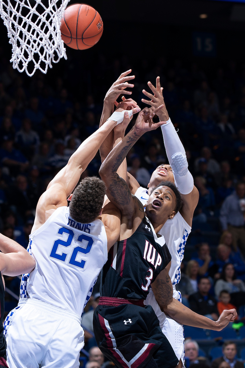 Reid Travis.

Men's basketball beat IUP 86-64

Photo by Chet White | UK Athletics