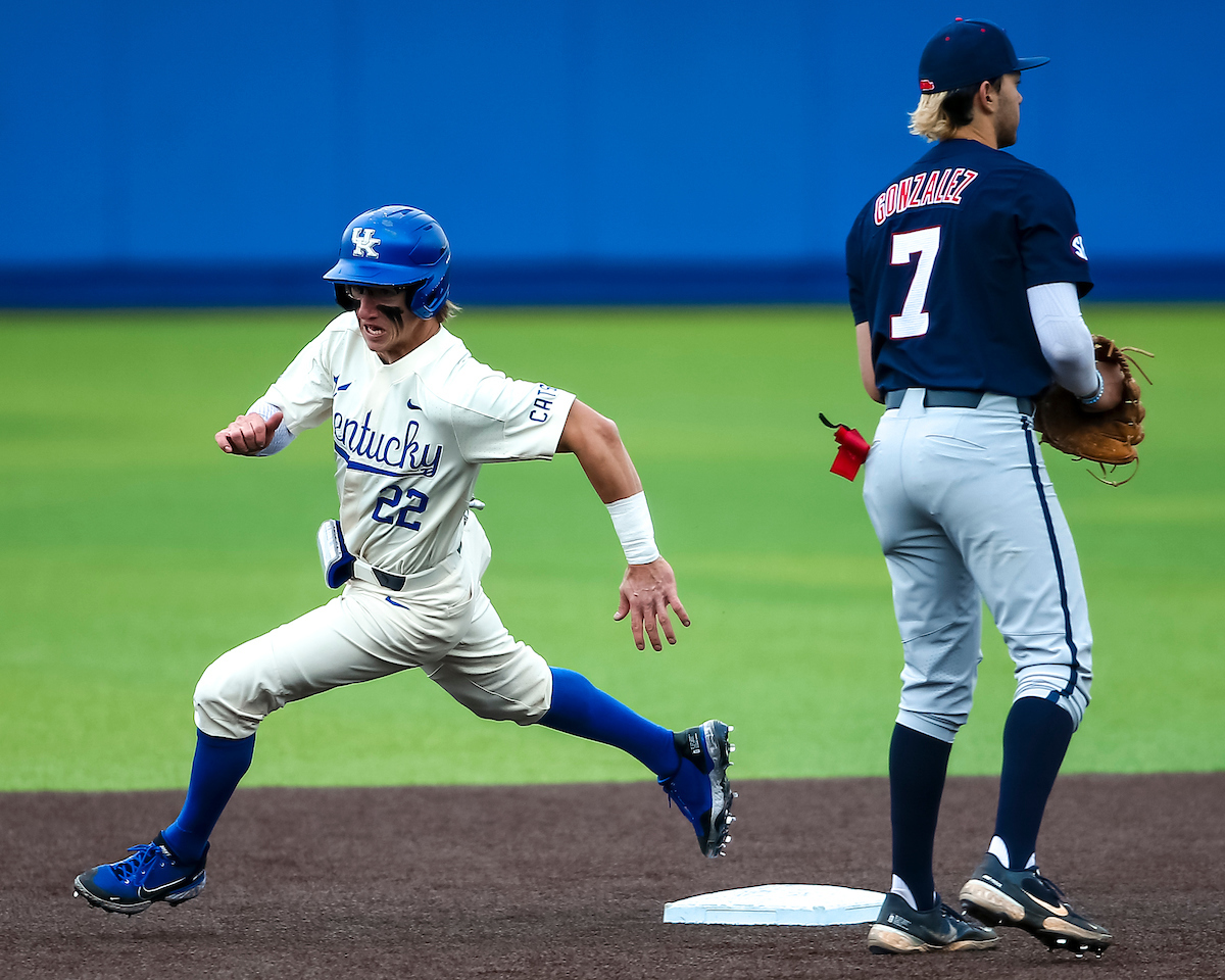 John Thrasher.

Kentucky beats Ole Miss 9-2.

Photo by Eddie Justice | UK Athletics