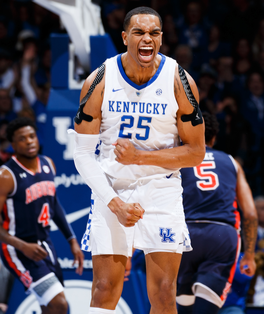 PJ Washington.


Kentucky beats Auburn, 80 - 53.

Photo by Elliott Hess | UK Athletics